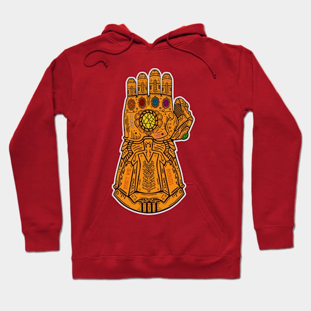 Infinity Gauntlet Hoodie by Dzorinart